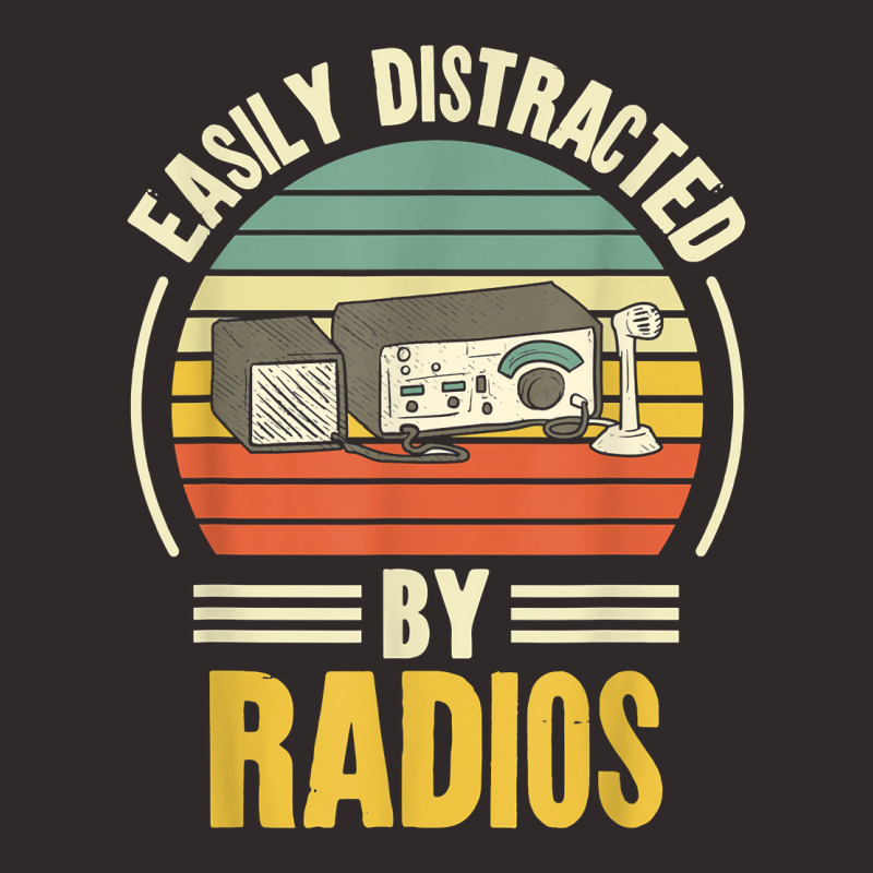 Easily Distracted By Radios Ham Radio Amateur Radio T Shirt Racerback Tank by dewresowashg | Artistshot