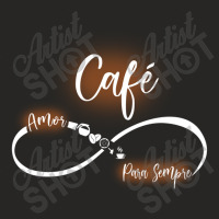 Café Amor Para Sempre Tshirt Ladies Fitted T-shirt | Artistshot