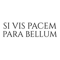 Ancient Latin Language Motto   Si Vis Pacem Para Bellum T Shirt V-neck Tee | Artistshot