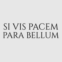 Ancient Latin Language Motto   Si Vis Pacem Para Bellum T Shirt Unisex Jogger | Artistshot