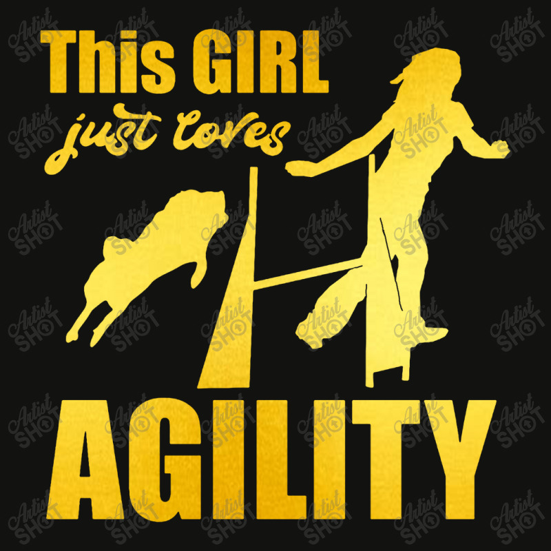 This Girl Just Loves Agility Girls Dog Sports Scorecard Crop Tee by Jacobs | Artistshot