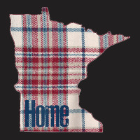 State Of Minnesota Plaid Minnesota Is Home Raglan Baseball Tee T-shirt | Artistshot