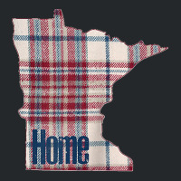 State Of Minnesota Plaid Minnesota Is Home Raglan Baseball Tee Crewneck Sweatshirt | Artistshot