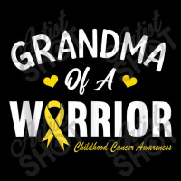 Grandma Of A Warrior Hero Childhood Cancer Awareness Cute Lightweight Hoodie | Artistshot