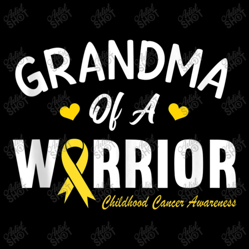 Grandma Of A Warrior Hero Childhood Cancer Awareness Cute Lightweight Hoodie | Artistshot