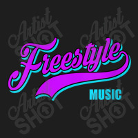 Womens Freestyle Music Retro Script Lettering Love The 80s Gifts Men Classic T-shirt | Artistshot