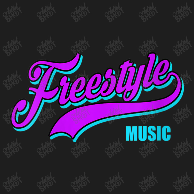 Womens Freestyle Music Retro Script Lettering Love The 80s Gifts Men Classic T-shirt by FrederickDesign | Artistshot