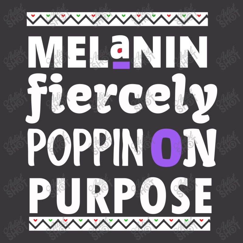 Melanin Fiercely Poppin On Purpose Ladies Curvy T-shirt | Artistshot