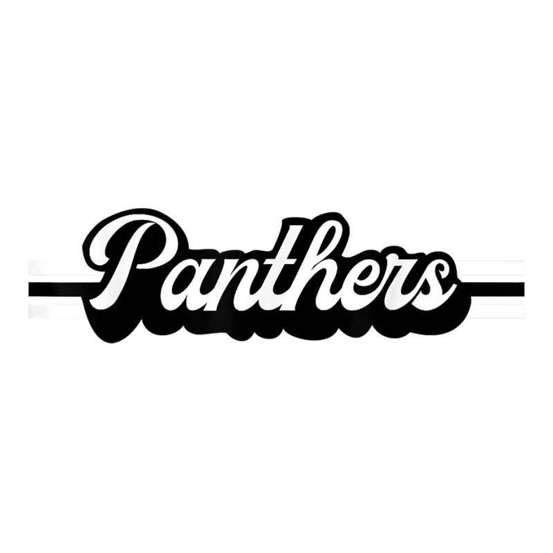 Retro Panthers Mascot, Unisex School Spirit, Panther Sports T-Shirt