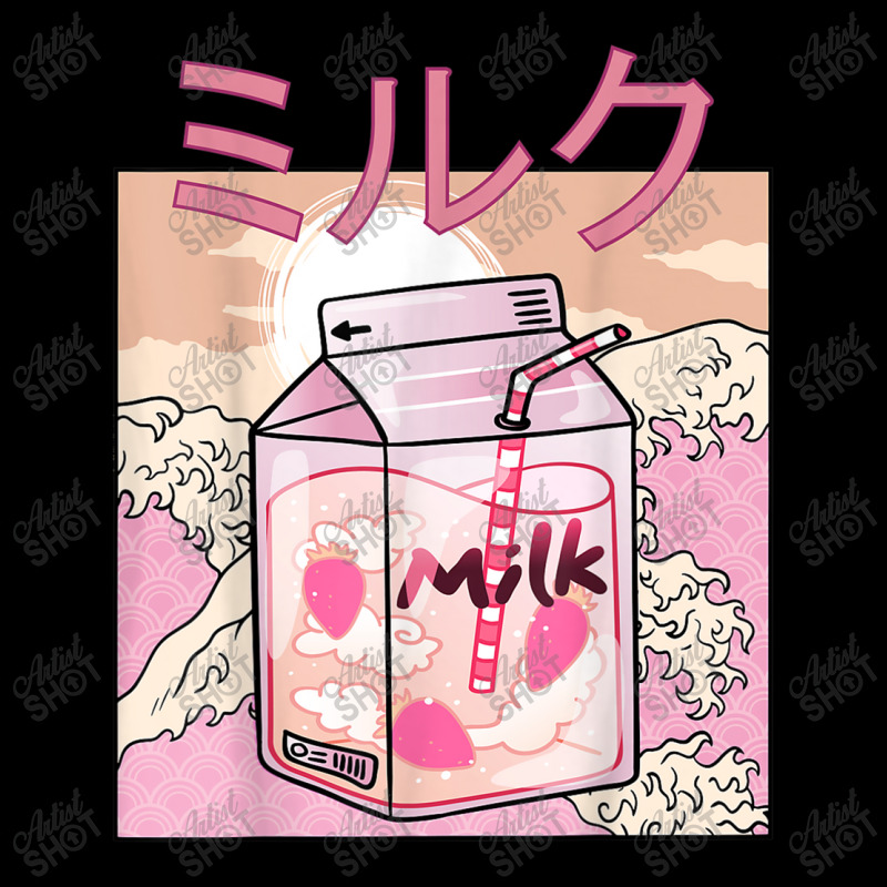 Japanese Pastel Retro Anime Kawaii Strawberry Milk Shake Adjustable Cap by MarquesDesign | Artistshot