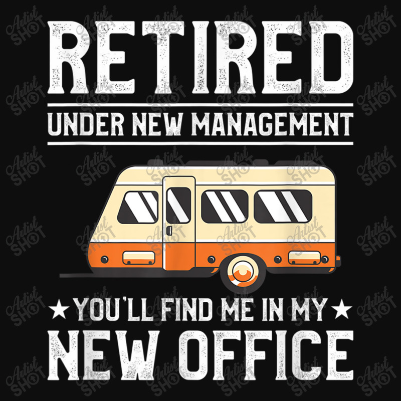 Retired Under New Management Funny Camping For A Camper Birthday Gifts Crop Top by HailieDesign | Artistshot