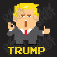 President Trump Pixel Character T-shirt | Artistshot