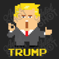 President Trump Pixel Character 3/4 Sleeve Shirt | Artistshot