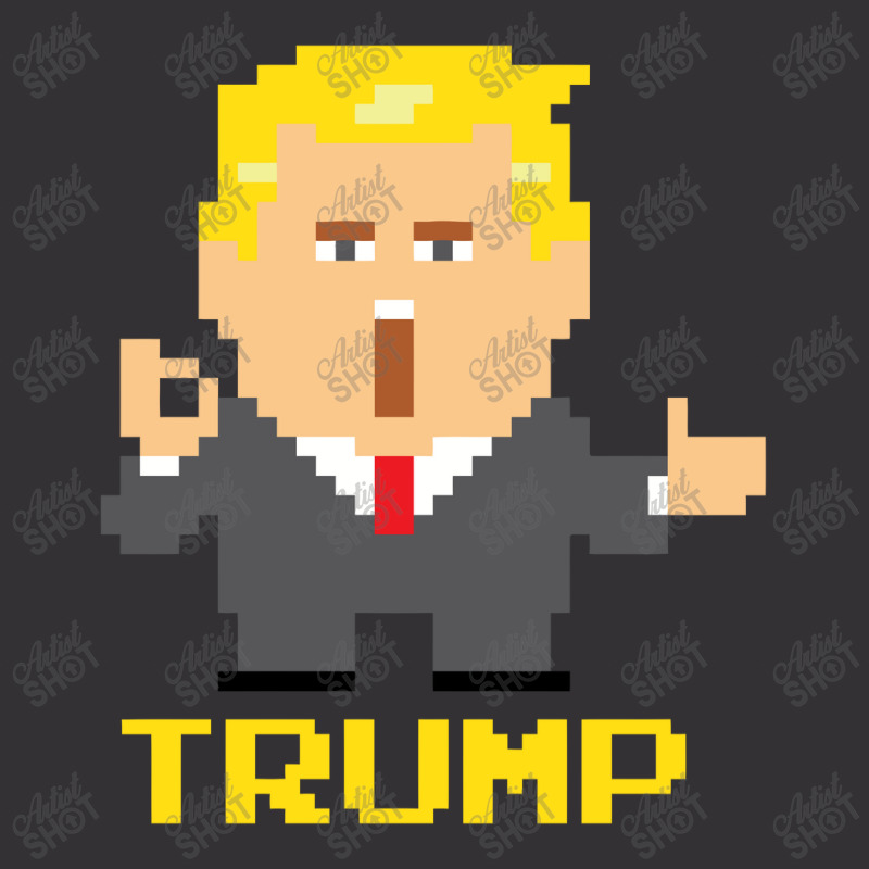 President Trump Pixel Character Vintage Short | Artistshot