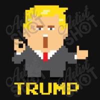 President Trump Pixel Character Throw Pillow | Artistshot