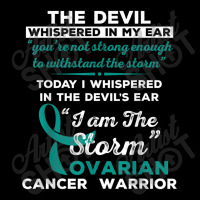 I Am The Storm Ovarian Cancer Warrior Adjustable Cap | Artistshot