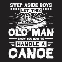 Mens Canoe Old Man Canoeing Premium T-shirt | Artistshot