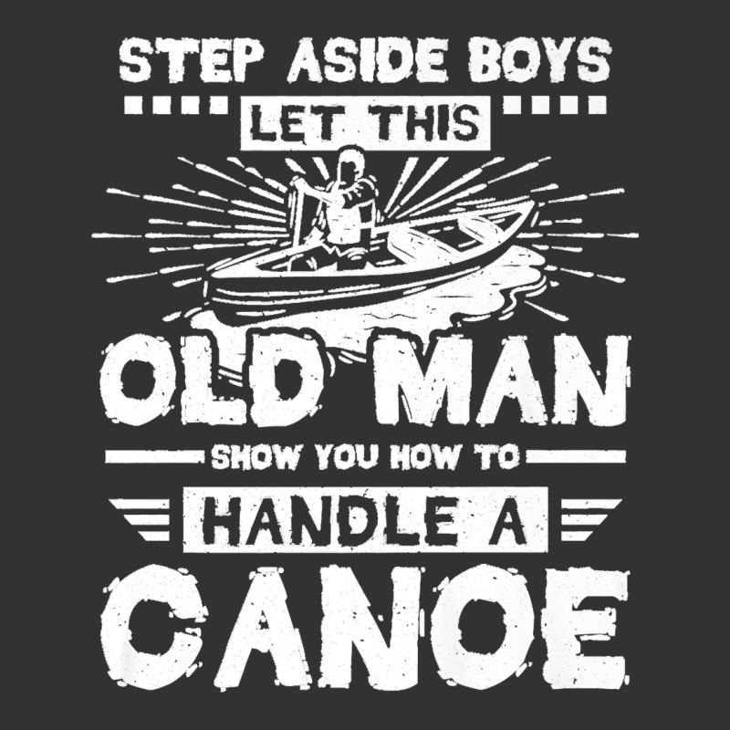 Mens Canoe Old Man Canoeing Premium Vintage Short | Artistshot