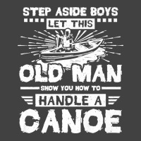 Mens Canoe Old Man Canoeing Premium Vintage T-shirt | Artistshot