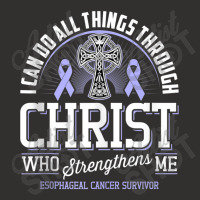 I Can Do All Things Through Christ Esophageal Cancer Awarene Champion Hoodie | Artistshot