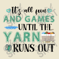 Its All Fun And Games Until The Yarn Runs Out Cropped Hoodie | Artistshot