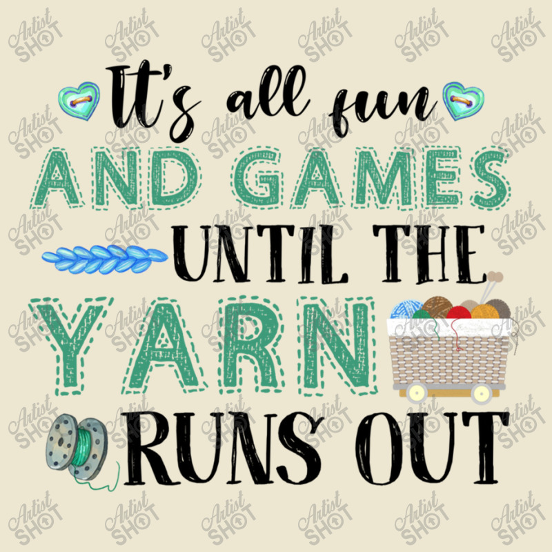 Its All Fun And Games Until The Yarn Runs Out Cropped Hoodie by Jeffrey_Insalaco | Artistshot