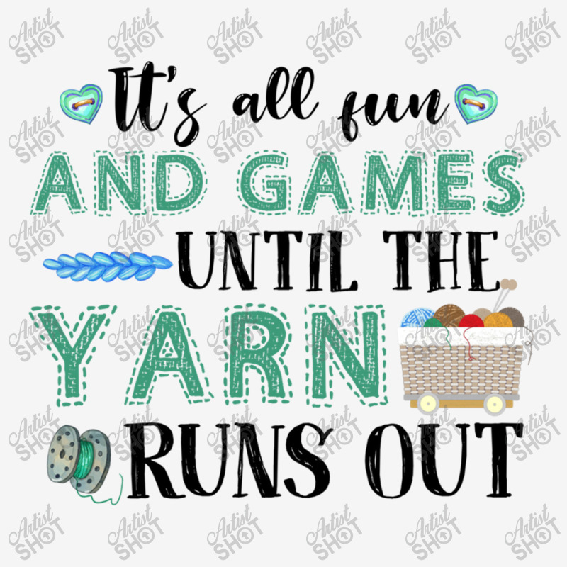 Its All Fun And Games Until The Yarn Runs Out Scorecard Crop Tee by Jeffrey_Insalaco | Artistshot