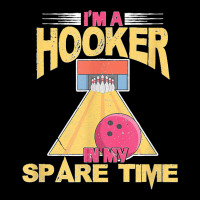 Bowling Bowler Team I'm A Hooker In My Spare Time Distressed Maternity Scoop Neck T-shirt | Artistshot