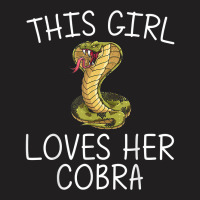 Cool Cobra Art For Girls Kids King Cobra Snake Lover Reptile T Shirt T-shirt | Artistshot