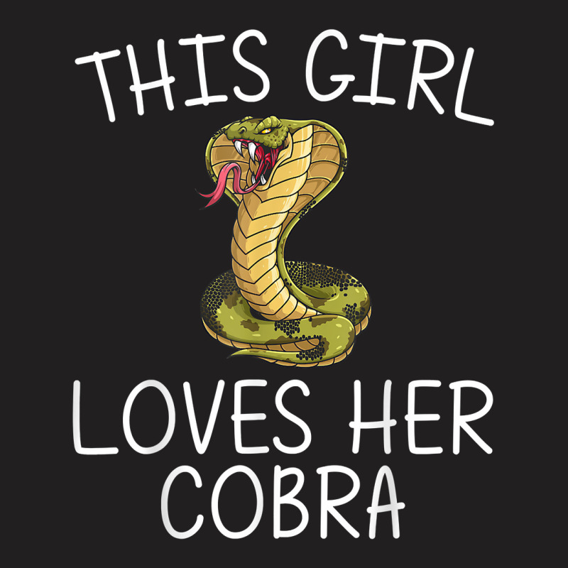 Cool Cobra Art For Girls Kids King Cobra Snake Lover Reptile T Shirt T-shirt | Artistshot