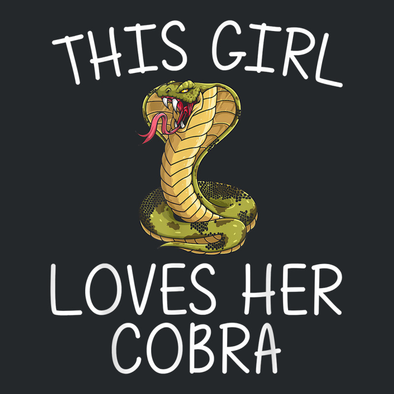 Cool Cobra Art For Girls Kids King Cobra Snake Lover Reptile T Shirt Crewneck Sweatshirt | Artistshot