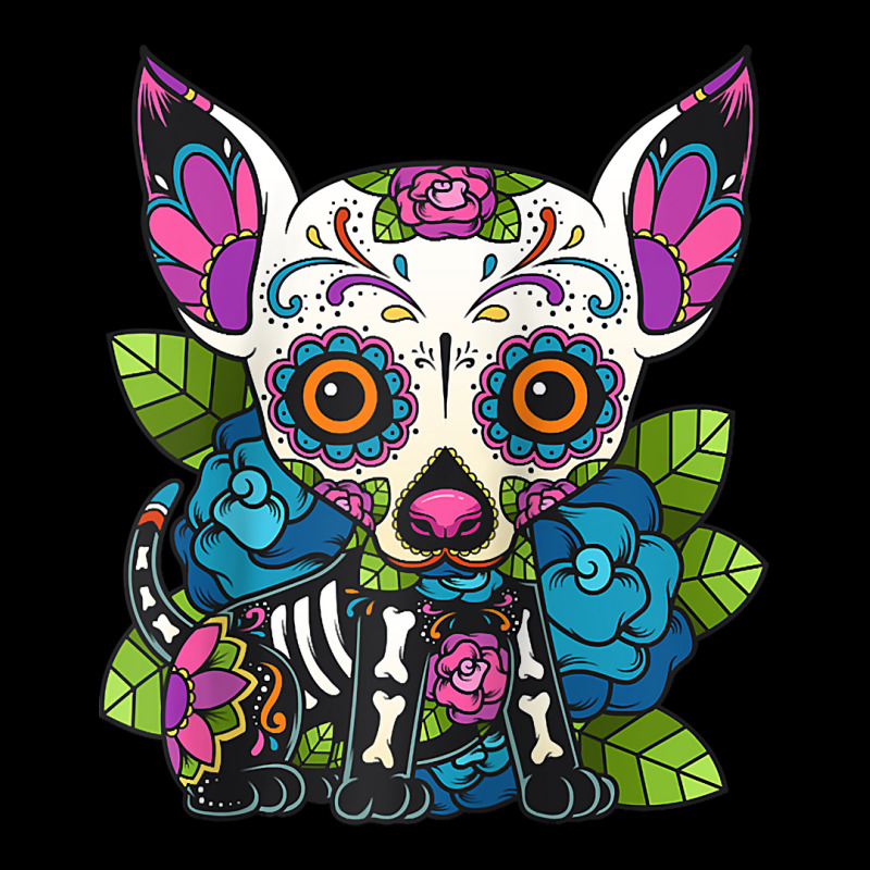 Chihuahua Sugar Skull Mexico Dog Calavera Dia De Los Muertos Raglan Ba Legging by roopeedwrich76 | Artistshot