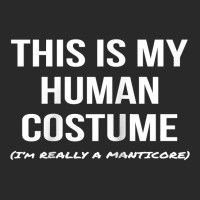 Human Costume I'm A Manticore Halloween Costume Raglan Baseball Tee Printed Hat | Artistshot