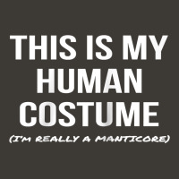 Human Costume I'm A Manticore Halloween Costume Raglan Baseball Tee Bucket Hat | Artistshot