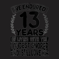 Womens 13th Wedding Anniversary Gifts For Her 13 Years Of Marriage T-shirt | Artistshot