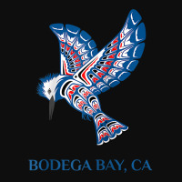 Native American Bodega Bay Kingfisher Bird California Raglan Baseball Crop Top | Artistshot