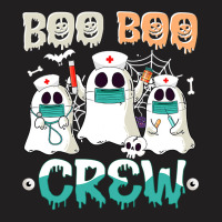 Boo Boo Crew Nurse Halloween Ghost Costume Matching T Shirt Copy T-shirt | Artistshot