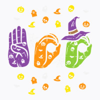 Boo Hands American Sign Language Pride Asl Halloween T Shirt T-shirt | Artistshot