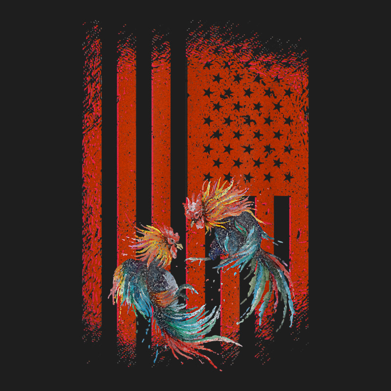  American Flag Cockfighter Game Fowl Cockfighting