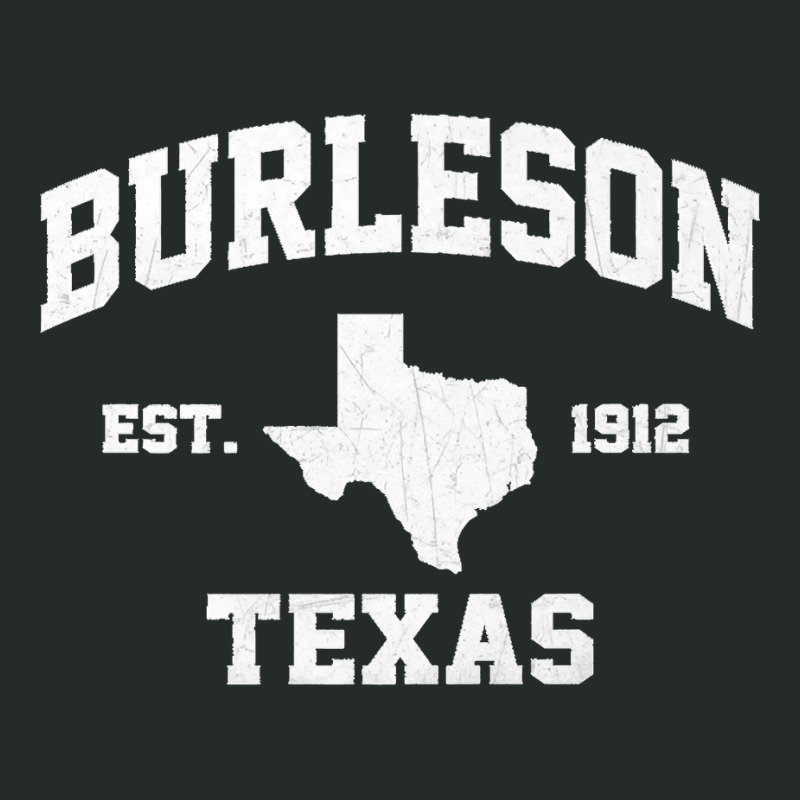 Burleson Texas Tx Vintage State Athletic Style Premium Women's Triblend Scoop T-shirt by LeonelSalas | Artistshot