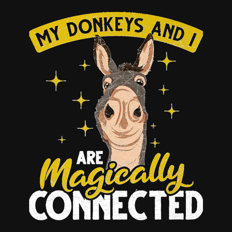 My Donkeys And I Are Magically Connected Farmer Donkey Premium Rear Car ...