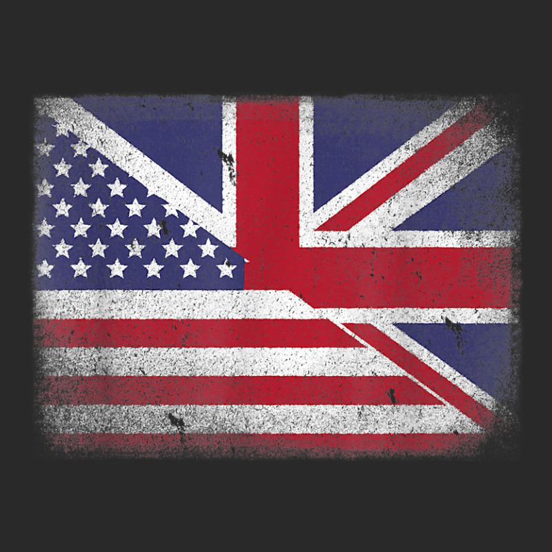 British American Flag T Shirt Great Britain Union Jack . Toddler T-shirt | Artistshot