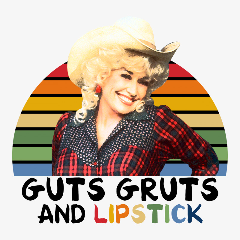 Guts Gruts And Lipstick For Light Ladies Fitted T-Shirt by autlu2024 | Artistshot