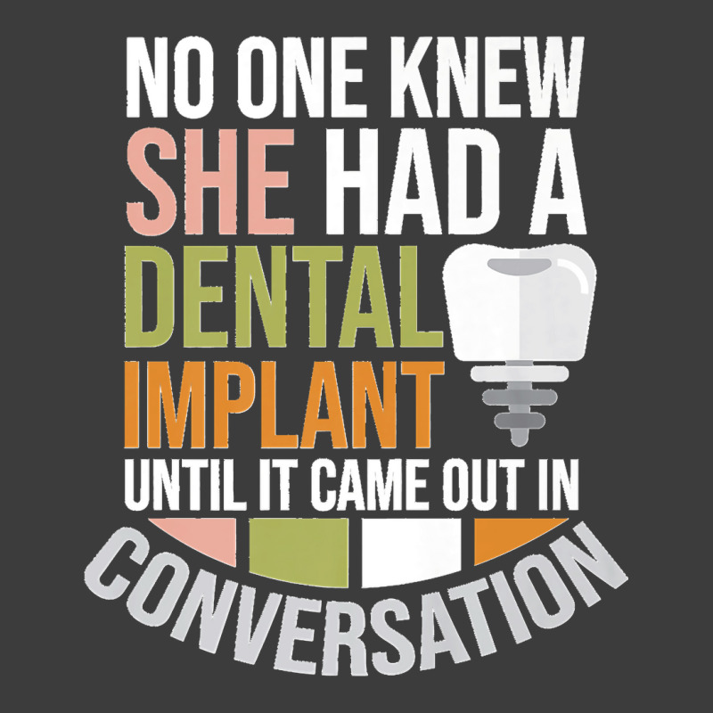 No One Knew She Had A Dental Implant Premium Men's Polo Shirt | Artistshot