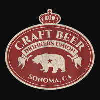 Craft Beer Drinkers Union   Sonoma California T Shirt Crop Top | Artistshot