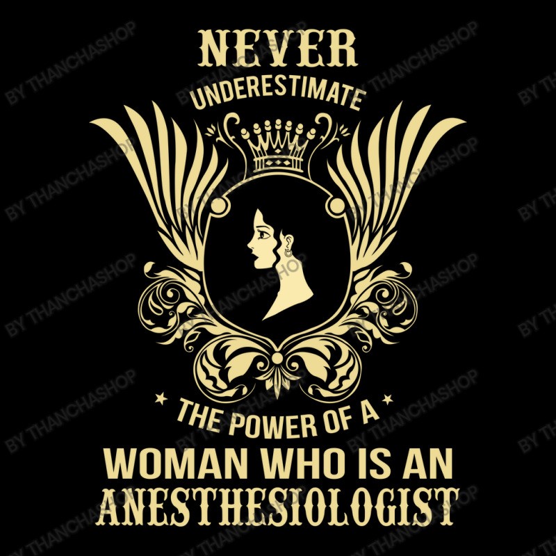 Never Underestimate The Anesthesiologist Women's V-neck T-shirt | Artistshot