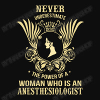 Never Underestimate The Anesthesiologist Crop Top | Artistshot