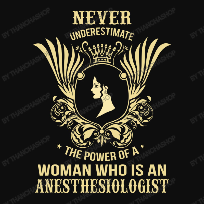 Never Underestimate The Anesthesiologist Crop Top | Artistshot