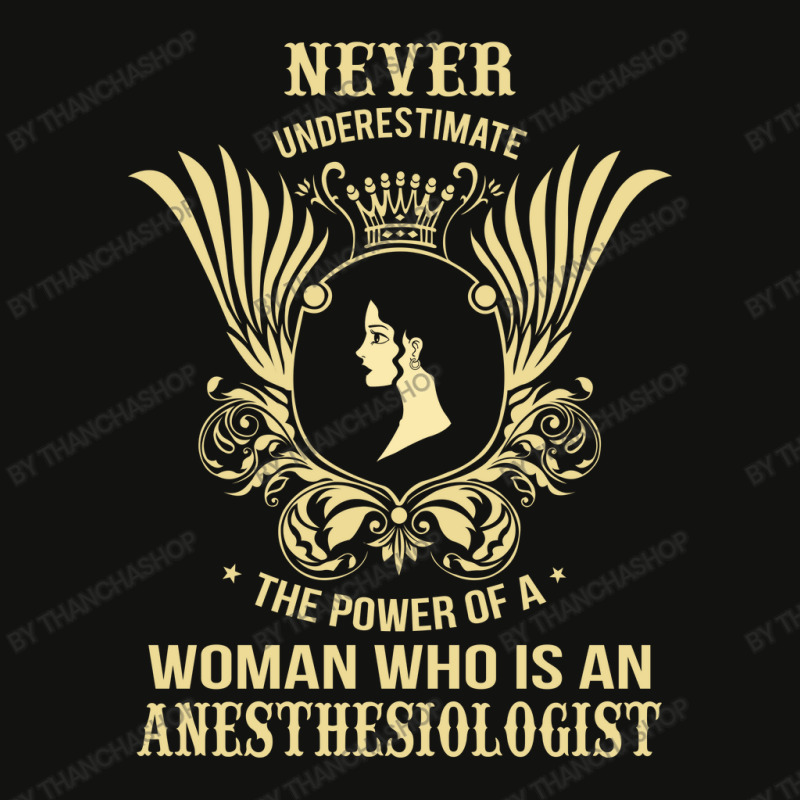 Never Underestimate The Anesthesiologist Scorecard Crop Tee | Artistshot