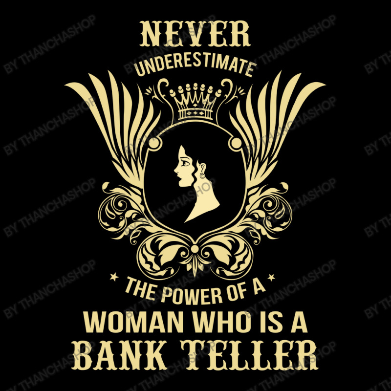 Never Underestimate The Bank Teller Long Sleeve Shirts by thanchashop | Artistshot